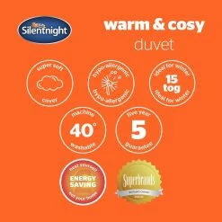 Silentnight Warm & Cosy 15 Tog Duvet - Single -Habitat shop 1934027 R Z009A