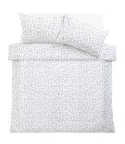 Argos Home Mono Floral Black And White Bedding Set - Single -Habitat shop 1978935 R Z002A