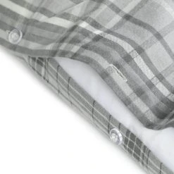 Habitat Grey Brushed Check Bedding Set - Single -Habitat shop 2019350 R Z004A