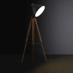 Habitat Industrial Tripod Floor Lamp -Habitat shop 2023683 R Z002A