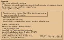 Habitat 90ml Diffuser & 180ml Refill - Coconut Water & Amber -Habitat shop 2066561 R Z011A