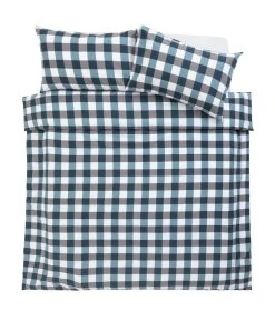 Argos Home Gingham Blue And White Bedding Set - Single 8 Argos Home Gingham Blue And White Bedding Set - Single -Habitat shop 2068459 R Z002A
