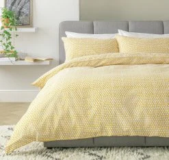 Argos Home Polka Square Yellow Bedding Set - Single -Habitat shop 2069245 R Z005A