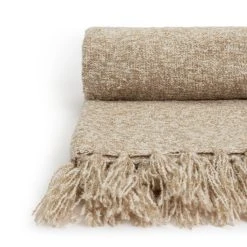 Habitat Boucle Throw - Neutral -125x150cm -Habitat shop 2070306 R Z002A