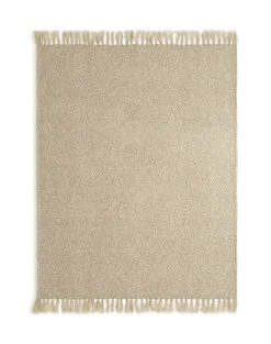 Habitat Boucle Throw - Neutral -125x150cm -Habitat shop 2070306 R Z004A