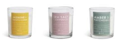 Habitat Scented Boxed Candle Set - Amber, Jasmine & Sea Salt -Habitat shop 2070959 R Z002A