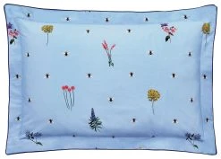 Joules Cotton Percale Pollinators Blue Bedding Set - Single -Habitat shop 2073516 R Z003A