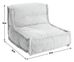 Habitat Kids Mini Estelle Cord Bean Bag - Green -Habitat shop 2074656 R E001