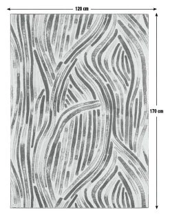 Habitat Herbalist Flatweave Rug - 120X170cm - Blue & White -Habitat shop 2076685 R E001