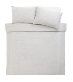 Argos Home Jersey Grey Bedding Set - Single -Habitat shop 2078700 R Z002A