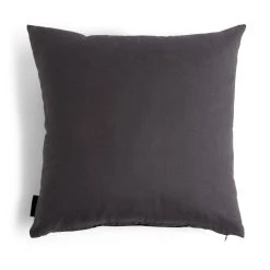 Habitat Velvet Panel Cushion - Grey & Black - 50x50cm -Habitat shop 2078793 R Z002A