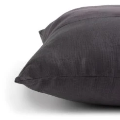 Habitat Velvet Panel Cushion - Grey & Black - 50x50cm -Habitat shop 2078793 R Z003A