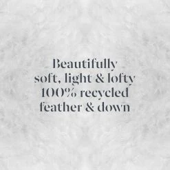 Earthkind Luxury Feather & Down 10.5 Tog Duvet - Single -Habitat shop 2253721 R Z006A