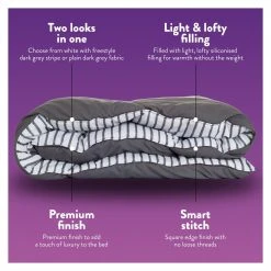 Slumberdown Coverless Comfort 10.5 Tog Duvet - Single -Habitat shop 2253848 R Z004A