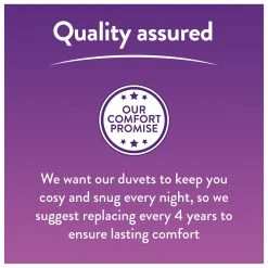 Slumberdown Coverless Comfort 10.5 Tog Duvet - Single -Habitat shop 2253848 R Z011A