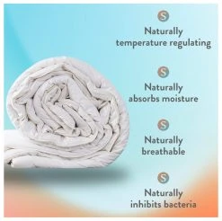 Slumberdown Wonderful Wool Medium Weight Duvet - Single -Habitat shop 2255097 R Z004A