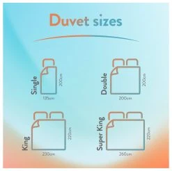 Slumberdown Wonderful Wool Medium Weight Duvet - Single -Habitat shop 2255097 R Z009A