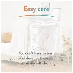 Slumberdown Wonderful Wool Medium Weight Duvet - Single -Habitat shop 2255097 R Z010A