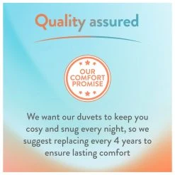 Slumberdown Wonderful Wool Medium Weight Duvet - Single -Habitat shop 2255097 R Z011A