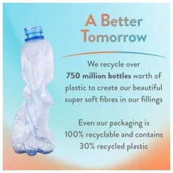 Slumberdown Wonderful Wool Medium Weight Duvet - Single -Habitat shop 2255097 R Z012A