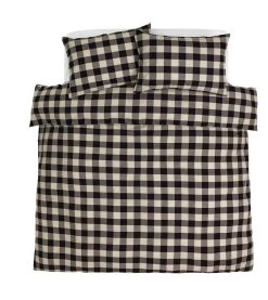 Habitat Gingham Check Black & White Bedding Set - Single -Habitat shop 2656500 R Z002A