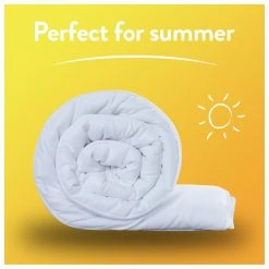 Slumberdown Summer Non Allergic 4.5 Tog Duvet - Single -Habitat shop 2842905 R Z005A