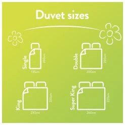 Slumberdown Spring Non Allergic 7.5 Tog Duvet - Single -Habitat shop 2842936 R Z009A