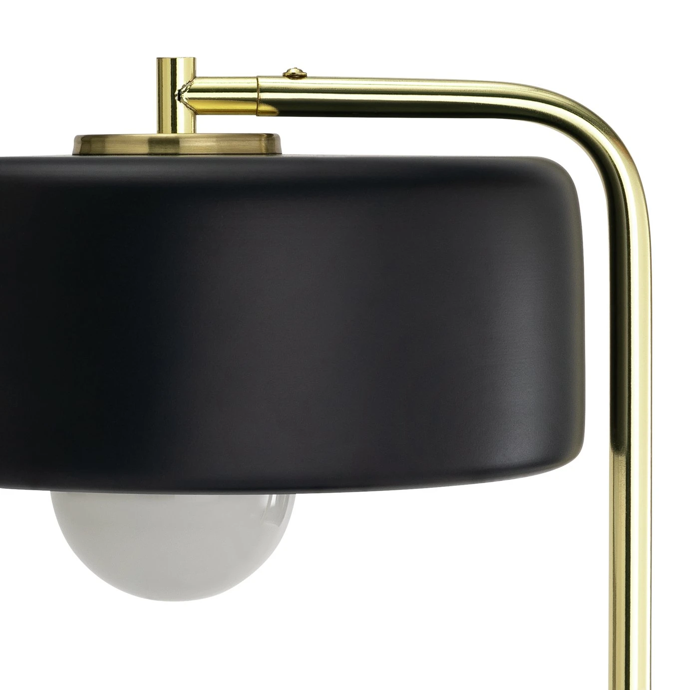Habitat Minah Iron LED Table Lamp - Black & Brass 5 Habitat Minah Iron LED Table Lamp - Black & Brass - Image 3