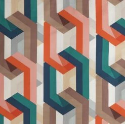 Habitat Cotton Chain Print Multicolor Bedding Set - Single -Habitat shop 2997733 R Z002A