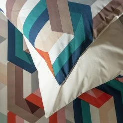 Habitat Cotton Chain Print Multicolor Bedding Set - Single -Habitat shop 2997733 R Z004A