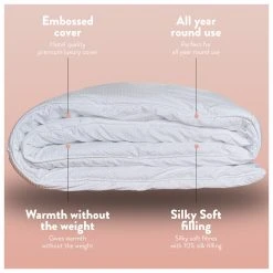 Slumberdown Silk Touch 10.5 Tog Duvet - Single -Habitat shop 3038701 R Z004A