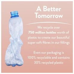 Slumberdown Silk Touch 10.5 Tog Duvet - Single -Habitat shop 3038701 R Z013A