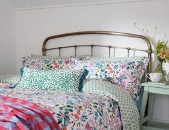 Joules Cotton Pheasant Floral White Bedding Set - Single