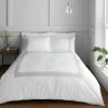 Bianca Cotton 180 TC Tailored White Bedding Set - Double -Habitat shop 3080175 R Z001A