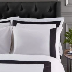 Bianca Cotton 180 TC Tailored Black Bedding Set - Double -Habitat shop 3080292 R Z003A