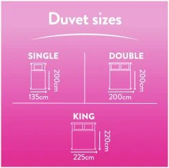 Slumberdown Soft And Huggable 13.5 Tog Duvet - Single -Habitat shop 3102046 R Z006A