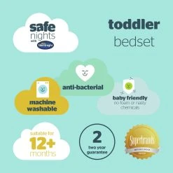 Silentnight Safe Nights Anti Allergy Duvet & Pillow -Cot Bed -Habitat shop 3112012 R Z010A