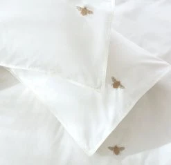 Habitat 180TC Embroidered Bee White Bedding Set - Single 12 Habitat 180TC Embroidered Bee White Bedding Set - Single -Habitat shop 3347540 R Z003A