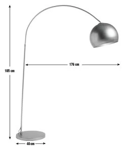 Habitat Wilderness Large Arc Floor Lamp -Habitat shop 3447529 R E001