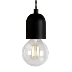 Habitat Pendant Ceiling Light - Matte Black & Herringbone -Habitat shop 3449802 R Z003A