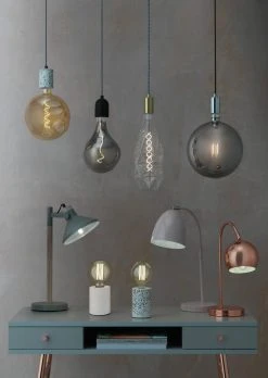 Habitat Pendant Ceiling Light - Matte Black & Herringbone -Habitat shop 3449802 R Z005C