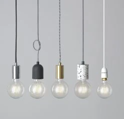 Habitat Pendant Ceiling Light - Matte Black & Herringbone -Habitat shop 3449802 R Z006C