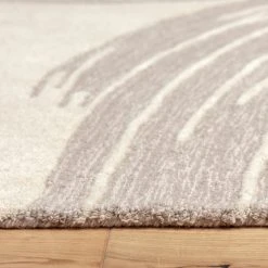 Habitat Hand Tufted Wool & Cotton Rug - Natural -120X170cm -Habitat shop 3636574 R Z002C