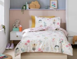 Habitat Glowing Fairies Pink Kids Bedding Set - Toddler -Habitat shop 3980440 R Z006A