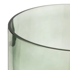 Habitat Medium Glass Hurricane Lantern - Green -Habitat shop 4090865 R Z003A