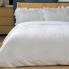 Habitat Cotton 180TC Leaf Matelasse White Bedding - Double -Habitat shop 4096429 R Z001A