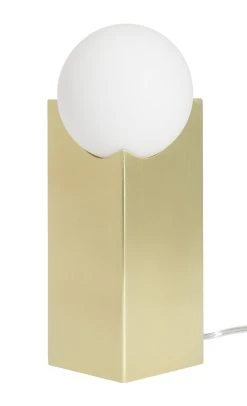 Habitat Yuri Afterglow Table Lamp - Gold & Glass
