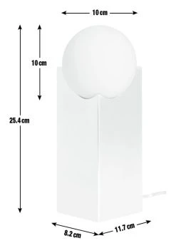 Habitat Yuri Afterglow Table Lamp - Gold & Glass -Habitat shop 4163716 R Z017A