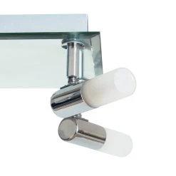 Habitat Milano 4 Light Bathroom Square Spotlight - Chrome -Habitat shop 4329282 R Z002A
