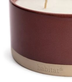 Habitat Large Ceramic Candle - Patchouli & Plum -Habitat shop 4638911 R Z003A